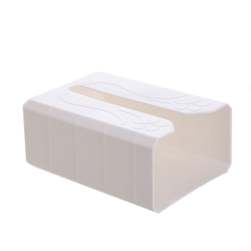 Caixa de tecido impermeável de parede multifuncional estilo simples plástico produto doméstico punch-livre retangular caixa de tecido: 1