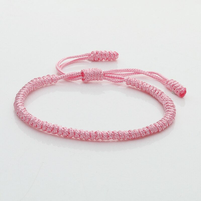 Charme Frauen Armbinde Handgemachte Geflochtene Tibetischen Buddhistischen Männer Einstellbare Knoten Seil Armbänder & Armreifen Freunde Schmuck