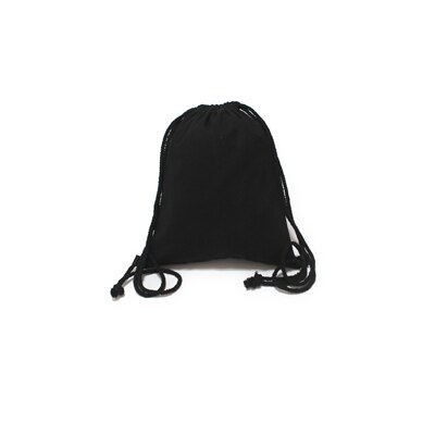 W5E1-W5E5 estilo de lona doble hombro cordón bolsillo mochila simple: W5E2