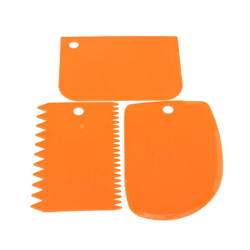 3PCS/set Pastry Dough Cutter Cake Bread Slicer Baking Pasty Tools Cake Scraper Spatula Blade: 1
