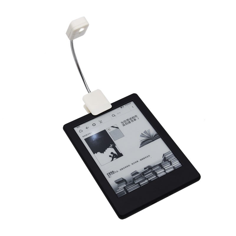 Para Kindle portátil Led luz de lectura Ebook lector de libro luz de noche lámpara de mesa de tableta del teléfono de PC E-Reader iluminación linterna