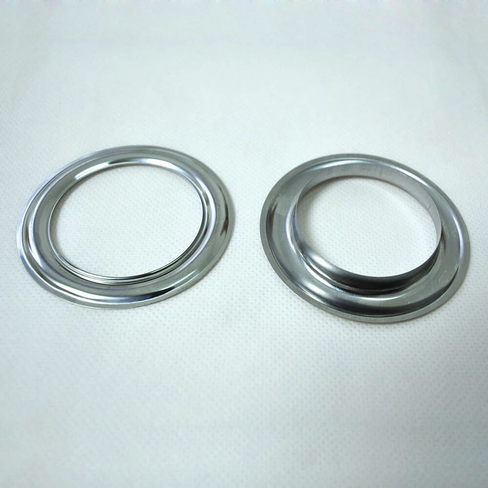 Anillos de Metal plateado para ojal de cortina, cortina colgante superior, ojales de Metal, 4cm de diámetro, accesorios para cortinas CP001D3