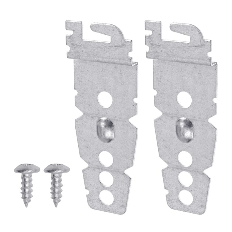 2-Pack Undercounter Dishwasher Bracket Replacement 8269145 / WP8269145 - Replacement Dishwasher Upper Mounting Bracket