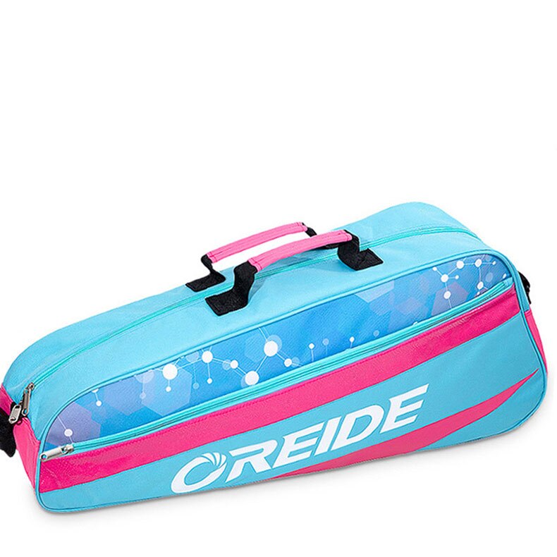Grote Capaciteit Waterdichte Badminton Sport Tassen 3-6 Badminton Rackets Tas Voor Mannen Vrouwen Enkele Schouder Opslag Rugzakken: Blue