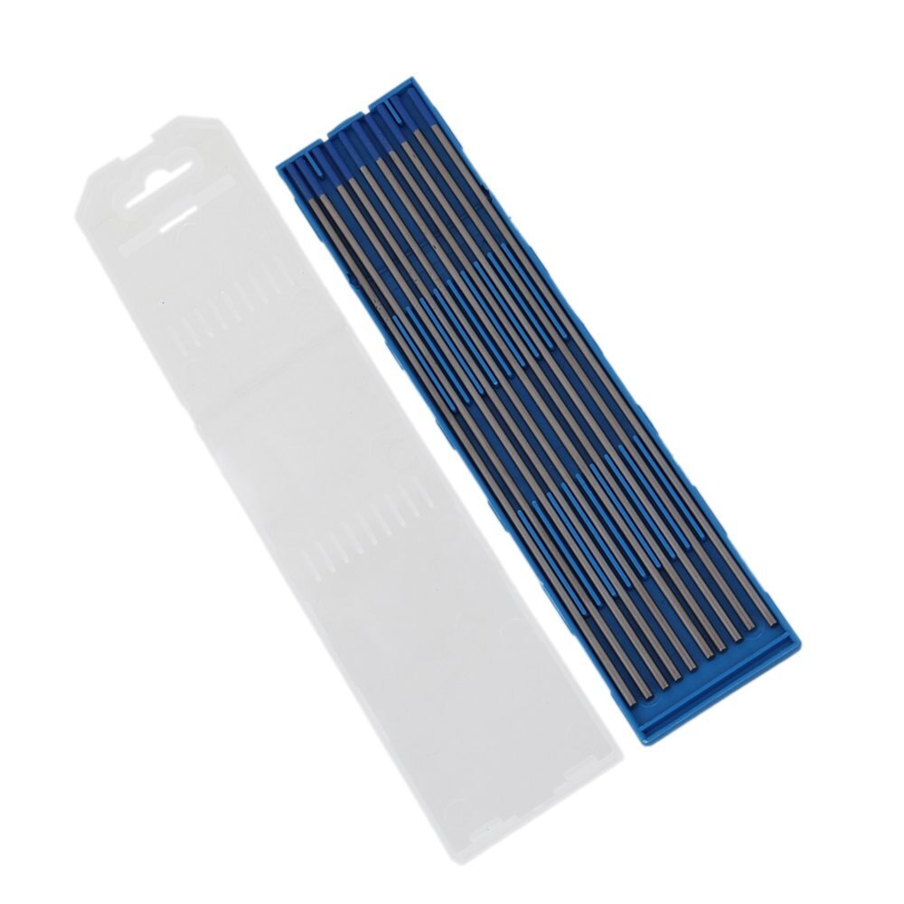 1 1,6 2,0 2,4 3,0 3,2mm Blau Spitze 150mm/175mm Länge WL20 Modell TIG Schweißen Zirconiated wolfram Elektrode mit Fall Pack von 10