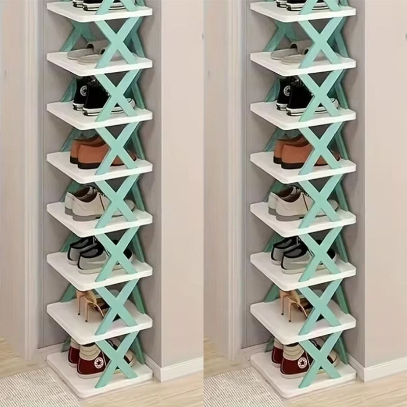 Rack de sapatos organizador de armazenamento rack de sapato destacável salva família rack doméstico multi camada simples sapatos prateleira cor gabinete: laranja