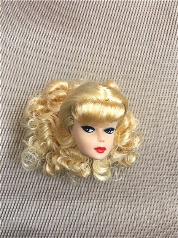 St Zeldzame Lange Haar Pop Hoofd Collectie Geworteld Haar Pop Heads 1/6 Lady Speelgoed Hoofd Diy Speelgoed Onderdelen Mannelijke vrouwelijke Pop Heads: 15