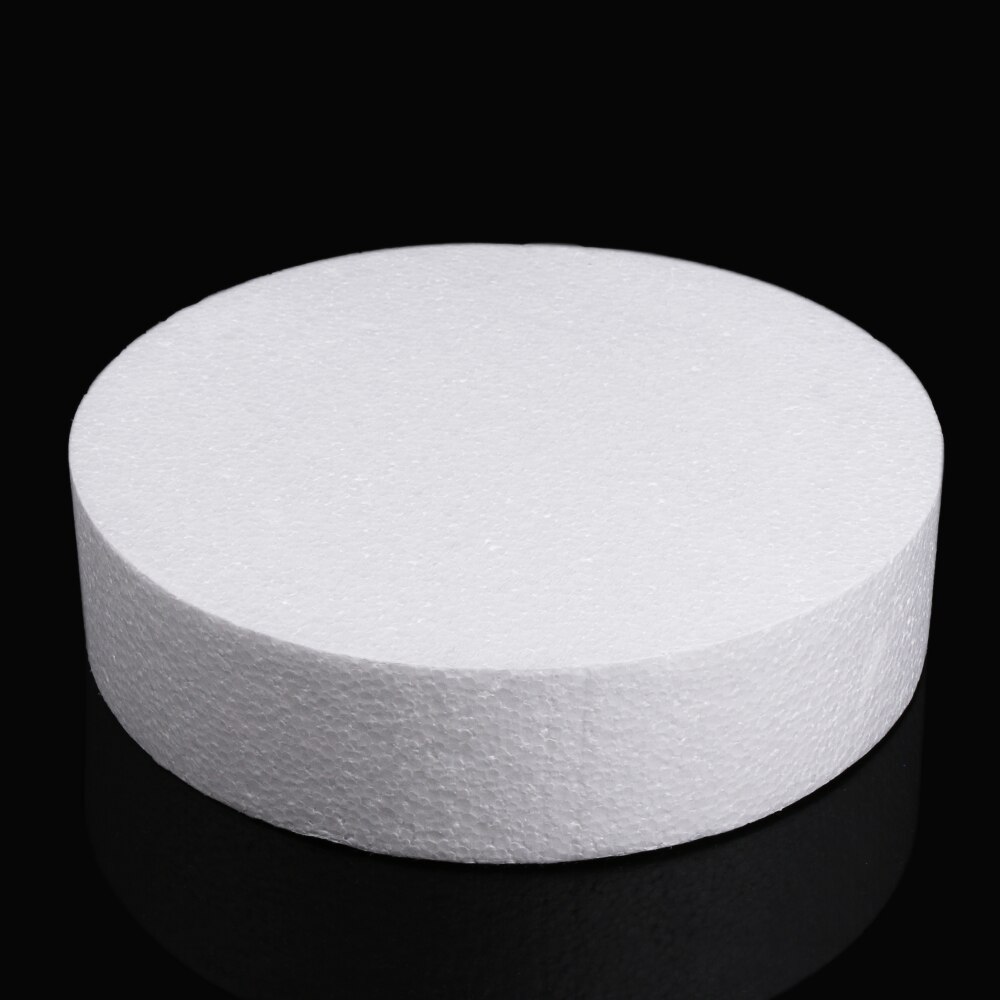 Cake Foam Mould Polystyrene Styrofoam Flower Decor Cake Dummy Practice Sugarcraft Lightweight Party DIY Decorations 4/6/8 Inch