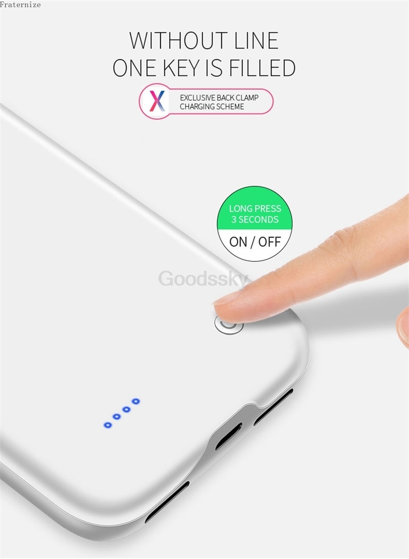 7000mAh externe batterie Für iPhone 13 Profi Max Batterie Ladegerät fallen Für iPhone 13 Mini Ladung fallen Pack Tragbare Energie Bank