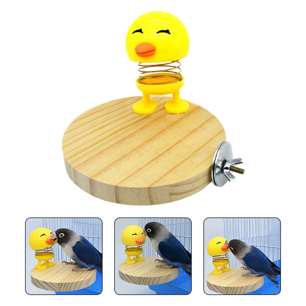 Parakeet Standing Rack Birdcage Parrot Plaything Indoor Bird Perching Platform