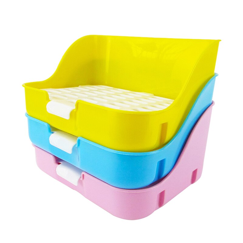 Hase Wurf Kasten Reiniger Ecke Toilette Hamster Haustier Katze Hase Platz Toilette Urinal Töpfchen Hase Kacke Topf drinnen Ausbildung Tablett