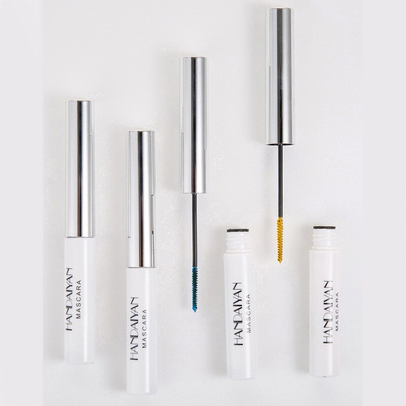 Blå grøn rød lilla sort hvid blæk mascara hurtigtørre øjenvipper krølle forlængelse makeup vandfast mascara øjenvipper
