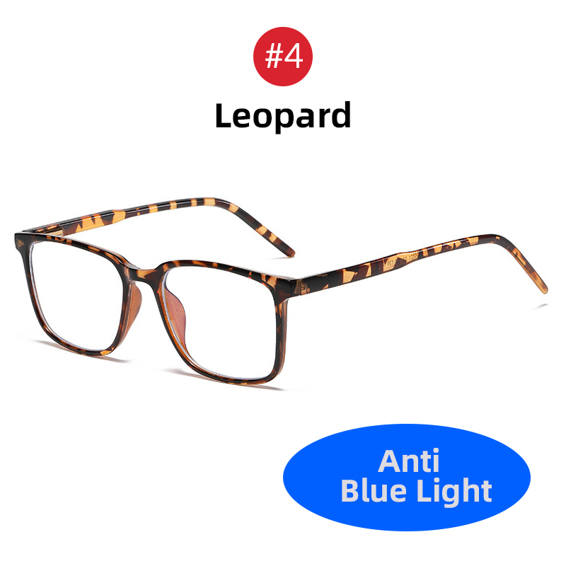VIVIBEE 2025 Square Blue light Blocking Glasses Men TR90 Light Frame Anti Blue Ray Eyeglasses Women Classic Computer Eyewear: Khaki