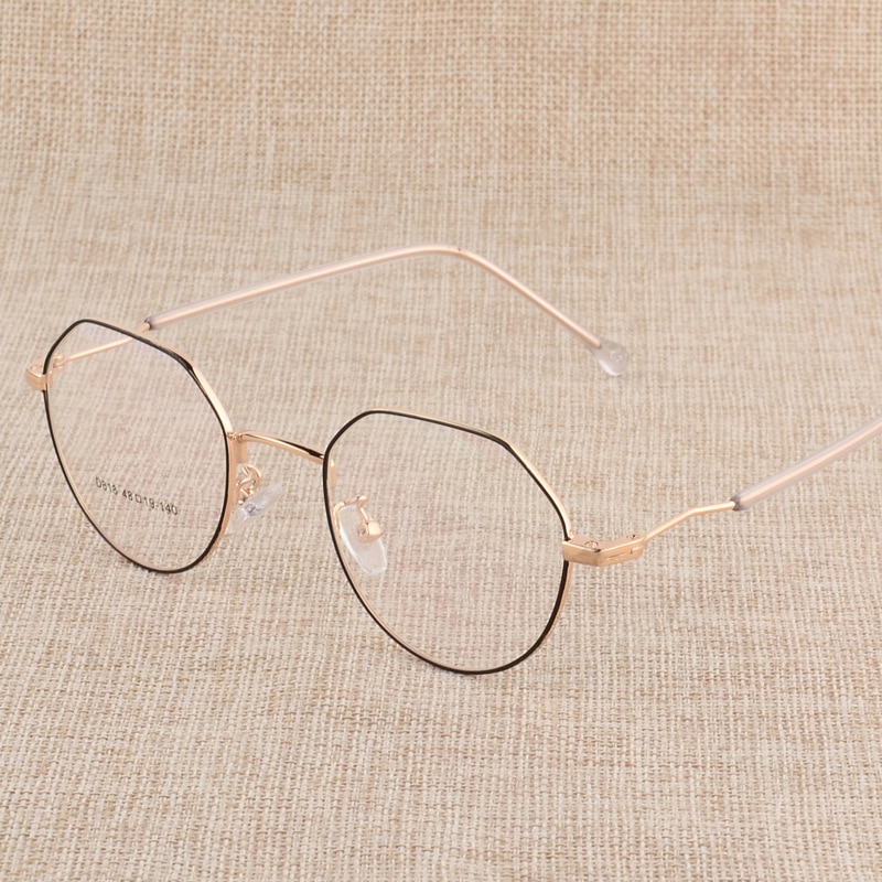 Hotony Prescription Eyeglasses Optical Spectacle Glasses Frame with 6 Optional Colors Free Assembly with Optical Lenses D818