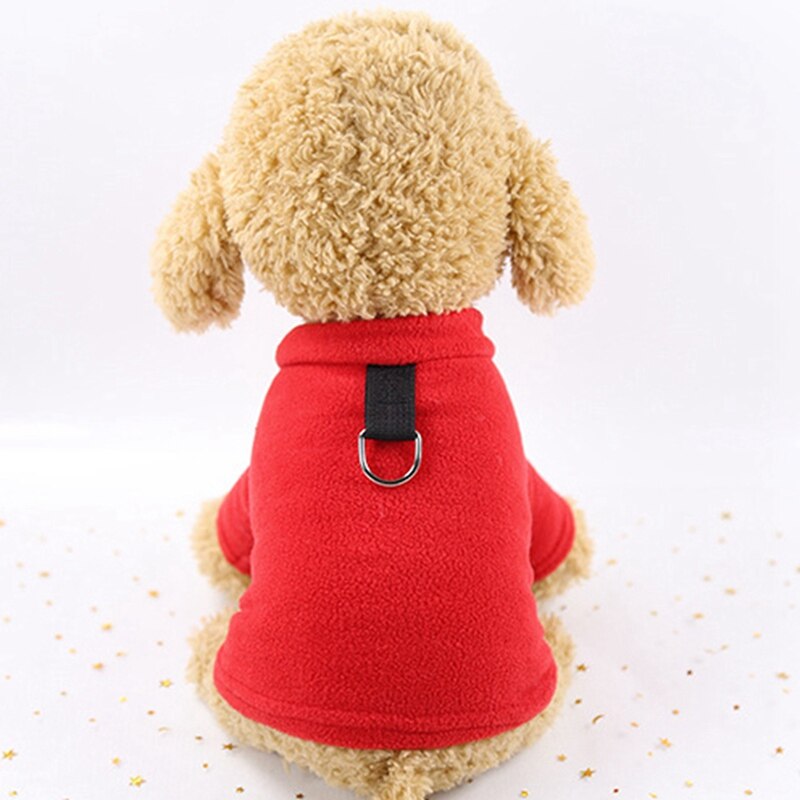 Pets can pull the rope autumn and winter warm sweater dog warm fresh windproof sweater: DN0783R / XXL