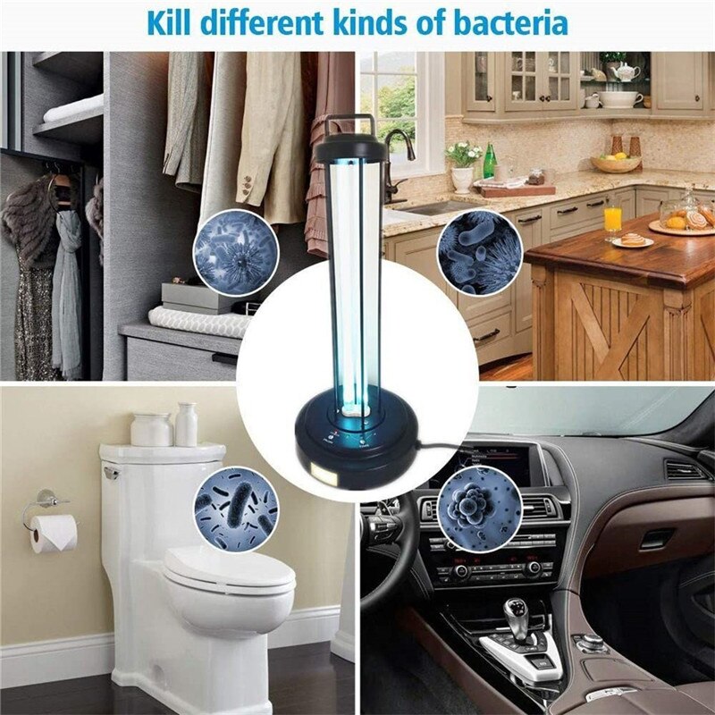 Household UV Disinfection Lamp Germicidal Lamp Sterilization Lamp Without Ozone Sterilizer Mites Lights Clean Air Remove Stink 4