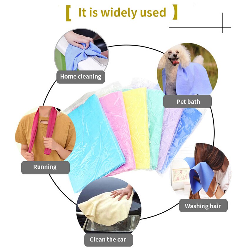 Durable Dog Towel - Soft Microfiber - Highly Absorbent - Quick Dry - PVA Material for Dogs