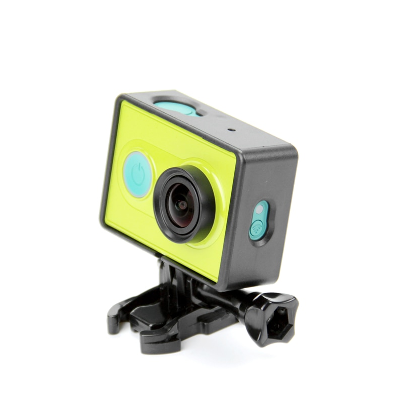 SnowHu Behuizing Side Frame Case Mount Bescherm Frame Met Mount Adapter Voor Xiaomi YI Voor XiaoYi Actie Camera Accessoires LD05