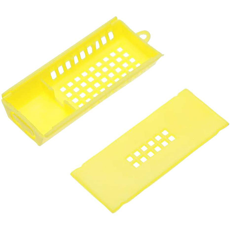 ! 100 Pcs Bee Tools Beekeeping Transport Cages Queen Bee Cages Bee Hive Yellow Bee Isolated Cage Beekeeping