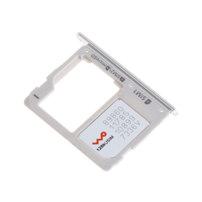 Dual Sim Micro Sd Card Tray Slot Voor Samsung Galaxy A3 A310 A5 A510 A7 A710 Kaartlezer houder
