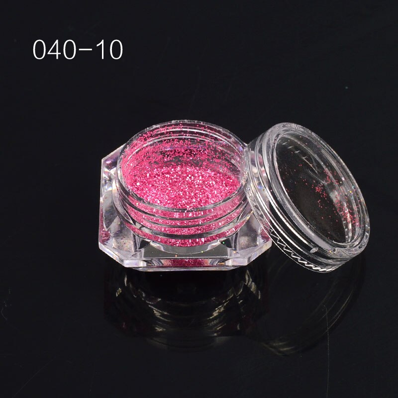 Olografica di Zucchero In Polvere glitter per unghie Polvere di Sabbia Estate Unghie artistiche Pigmento Manicure Capovolge La Decorazione 12 Colori Disponibili: 040-10