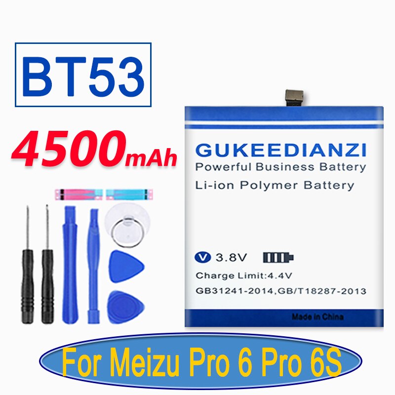 BT51 BT53 BT56 BT65M BT66 BT41 BT45A BA792 Batteria Per Meizu MX4/MX5/Mx6 Pro/Pro5/pro 6 Plus/M2 Note/Blu A5 /U10 BT710 Batteria: BT53