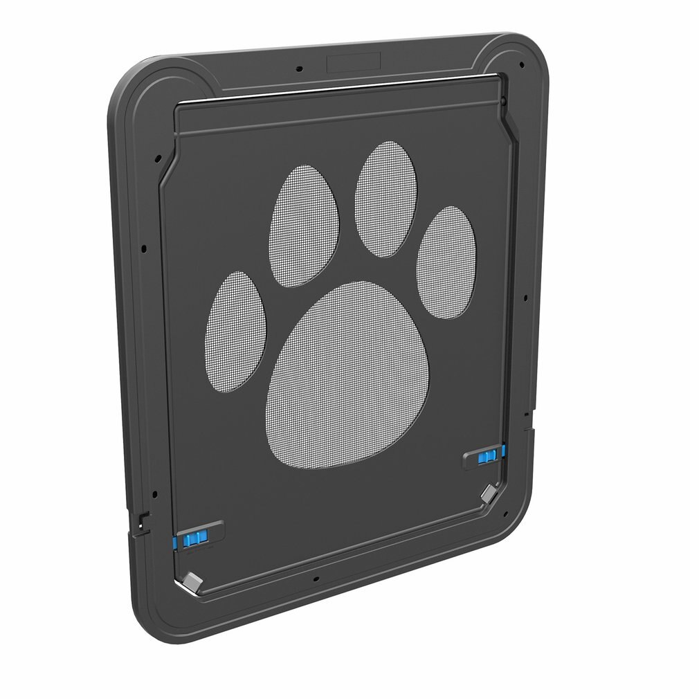 Pet Door Security Lockable Magnetic Screen Outdoor Dog Cat Window Door Stylish Beautiful Garden Easy To Install