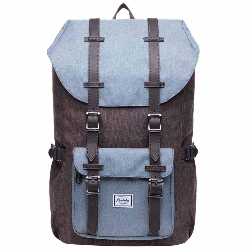 Kaukko Mochilas Mochila Escola Laptop Sacos de Viagem dos homens das Mulheres para 15.6 Polegada Notebook Casual Daypacks Mochilas: EP5-4-coffeeandgrey