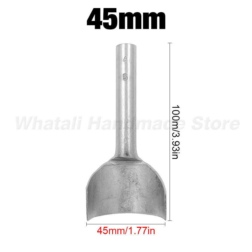 Perforadora semicircular de 3-50mm, perforadora en forma de arco para correa de cinturón, cinturón de cuero, cortador de esquina de cuero semicircular, herramientas artesanales, 1 ud.: Transparente