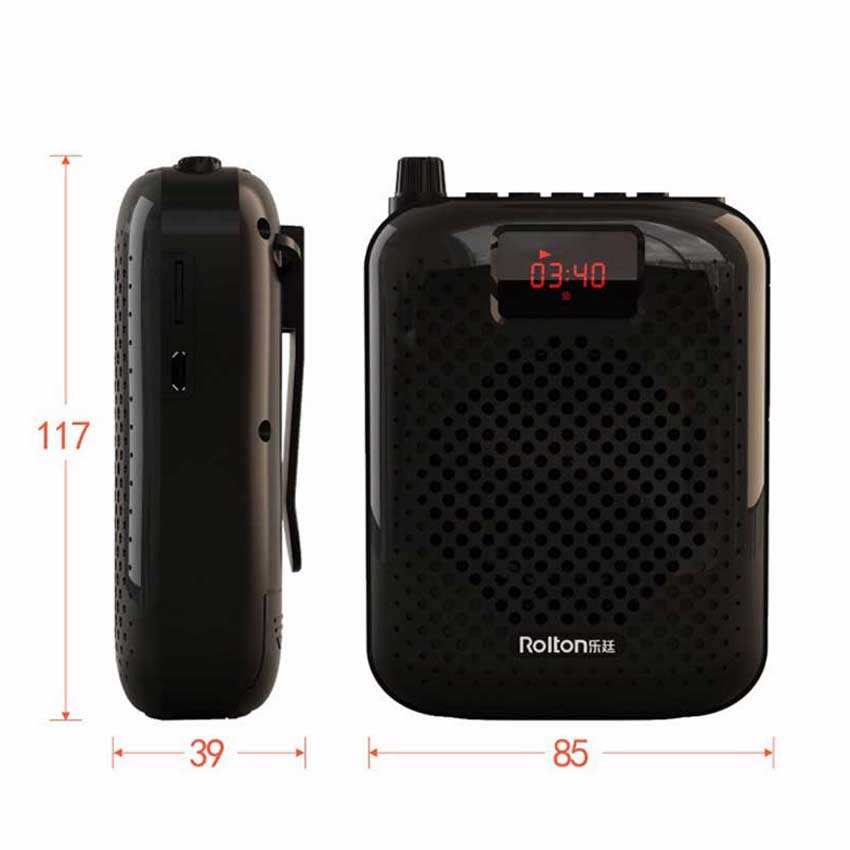 Rolton K500 Portable Bluetooth Speaker Microphone Voice Amplifier Booster Megaphone Speaker For Sales Teaching Guide