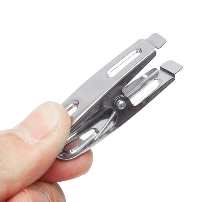 Stainless Steel Pegs Spring Loaded Metal Laundry Clothes Bed Linen Craft Clips