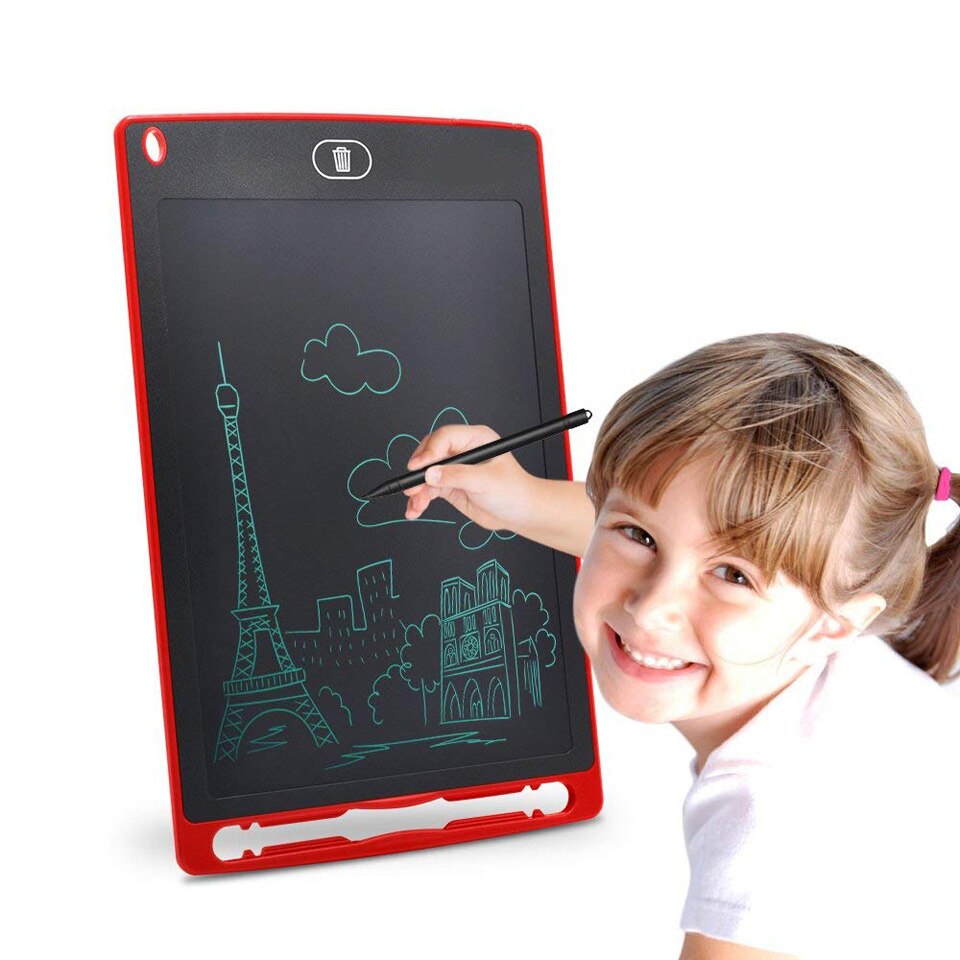 Tableta de escritura LCD de 8,5 pulgadas, Tablet Digital de dibujo, almohadillas de escritura a mano, tableta tipo pizarra electrónica portátil, tablero ultrafino, para niños