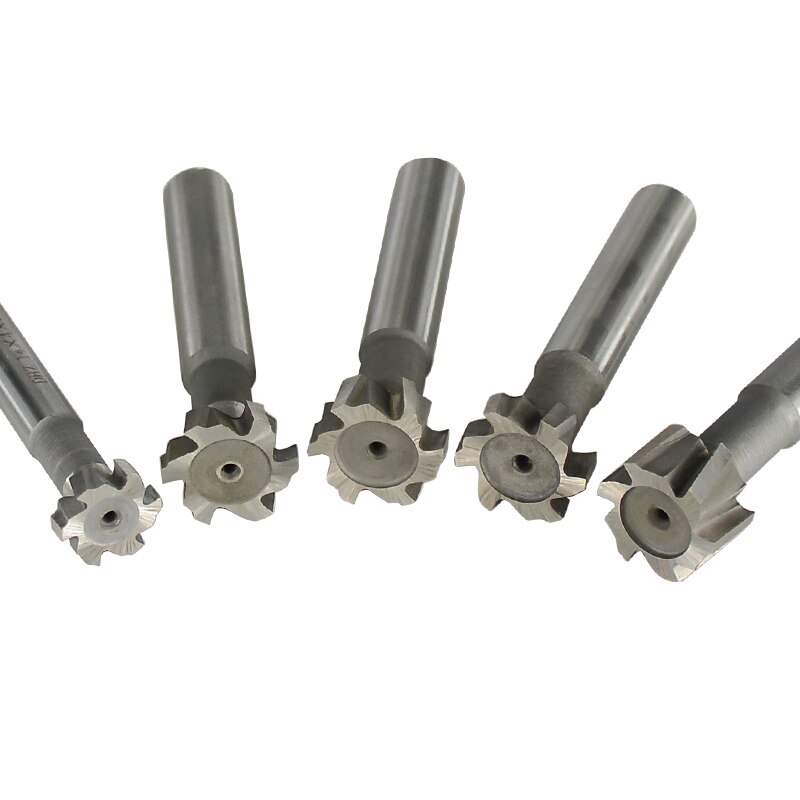 Xcan t slidsfræser 8 10 12 14 18 20mm hss endefræser til metalfræsning lige skaft cnc fræserbit