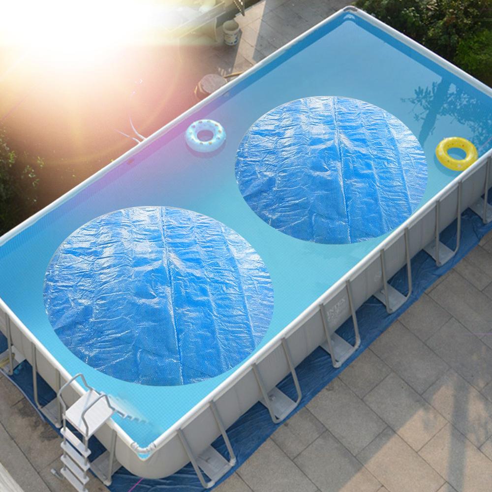 Stor størrelse swimmingpool rund jorden klud læbestofdæksel støvtæt gulv klud måttedæksel til udendørs villa have pool