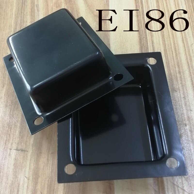 2PCS Transformer Cover EI76/86/96 Shrouds End Bells Iron Side Top Protective Shields Loudspeaker Accessories: EI86