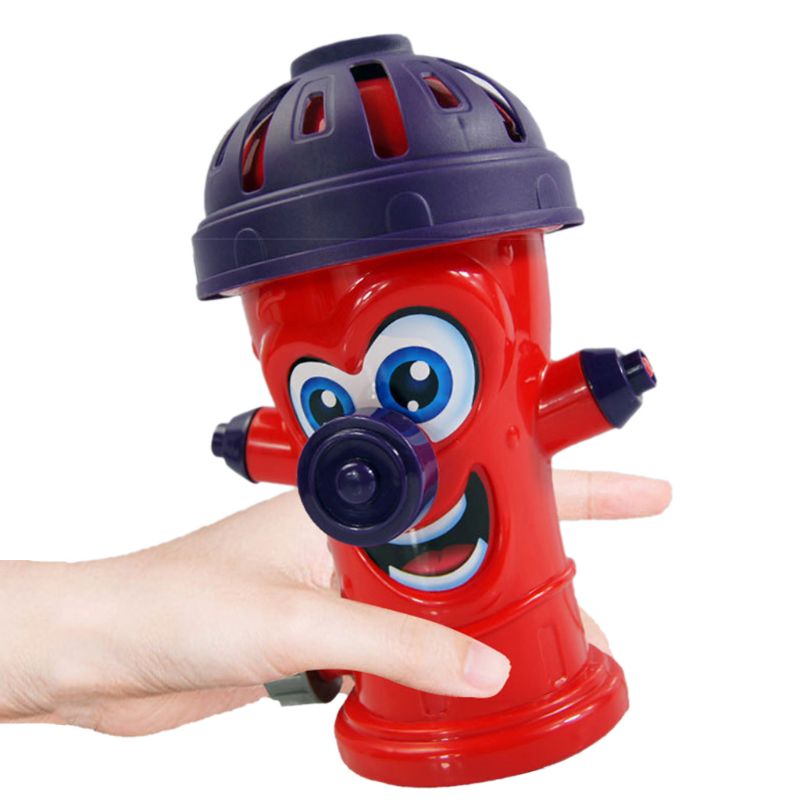 Outdoor Water Spray Sprinkler for Kids Backyard Spinning Fire Hydrant Toy