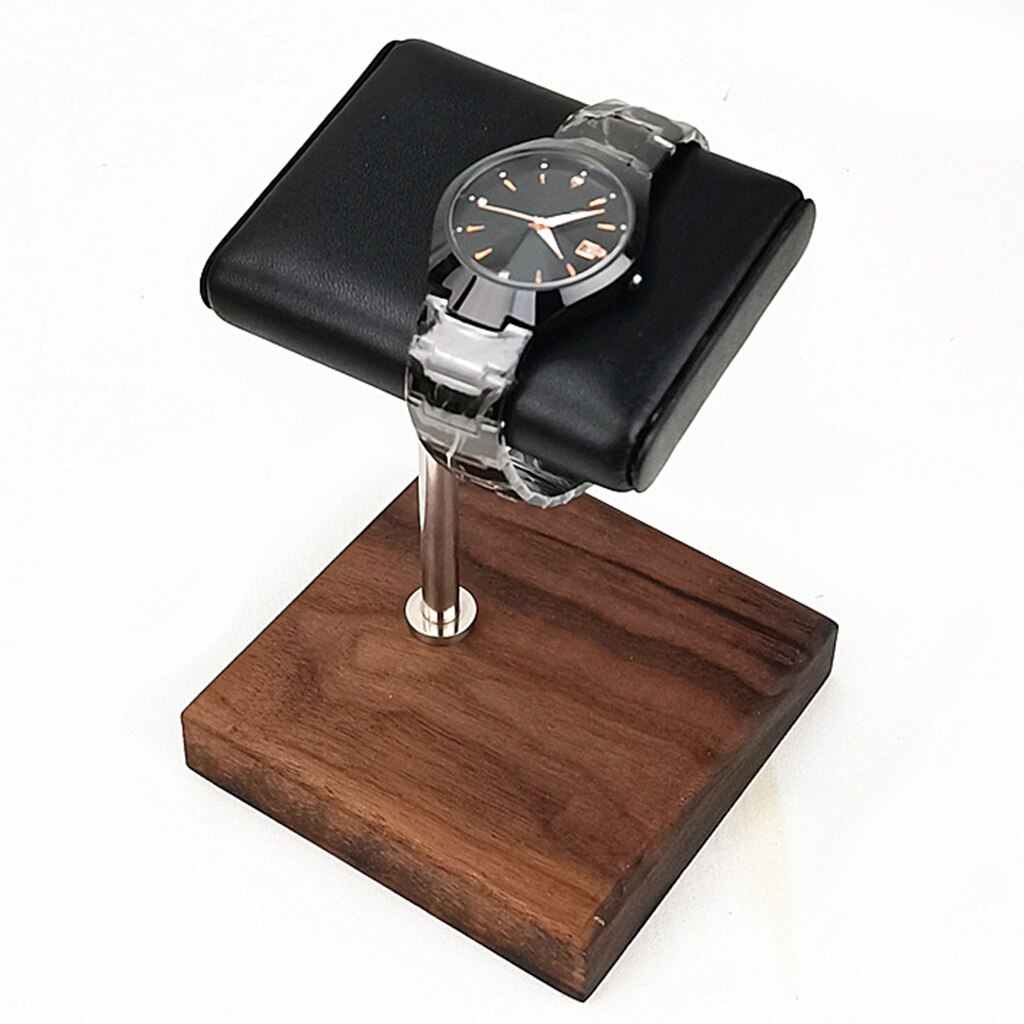 Håndlavet displaystander i læder og marmor, giver et sikkert sted at hvile og opbevare dit ur: H