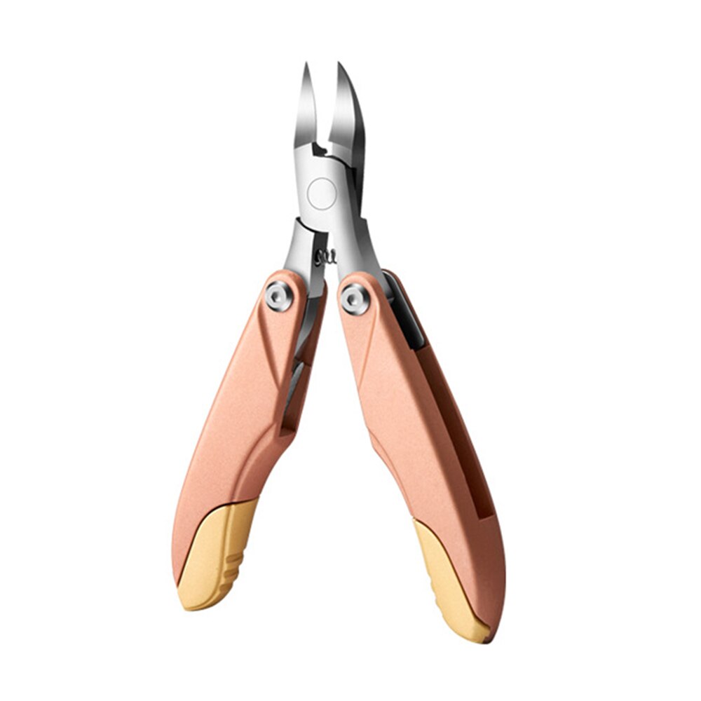 Nail Multiple Clippers Cutter Tools Stainless Steel Nipper Manicure Salon Home Easy Carry Fold Pedicure Precision Thick: Rose red