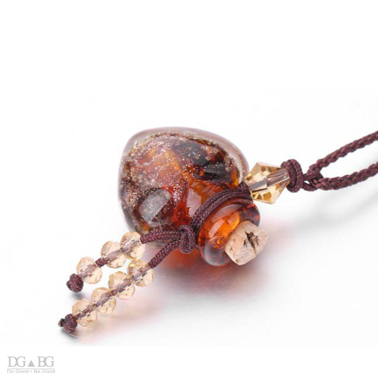 Soul Hanger Essentiële Olie Diffuser Fles Mini Urn Hartvormige Ketting Huisdier Crematie Asgrauw Aandenken Hond Kat Gedenkteken