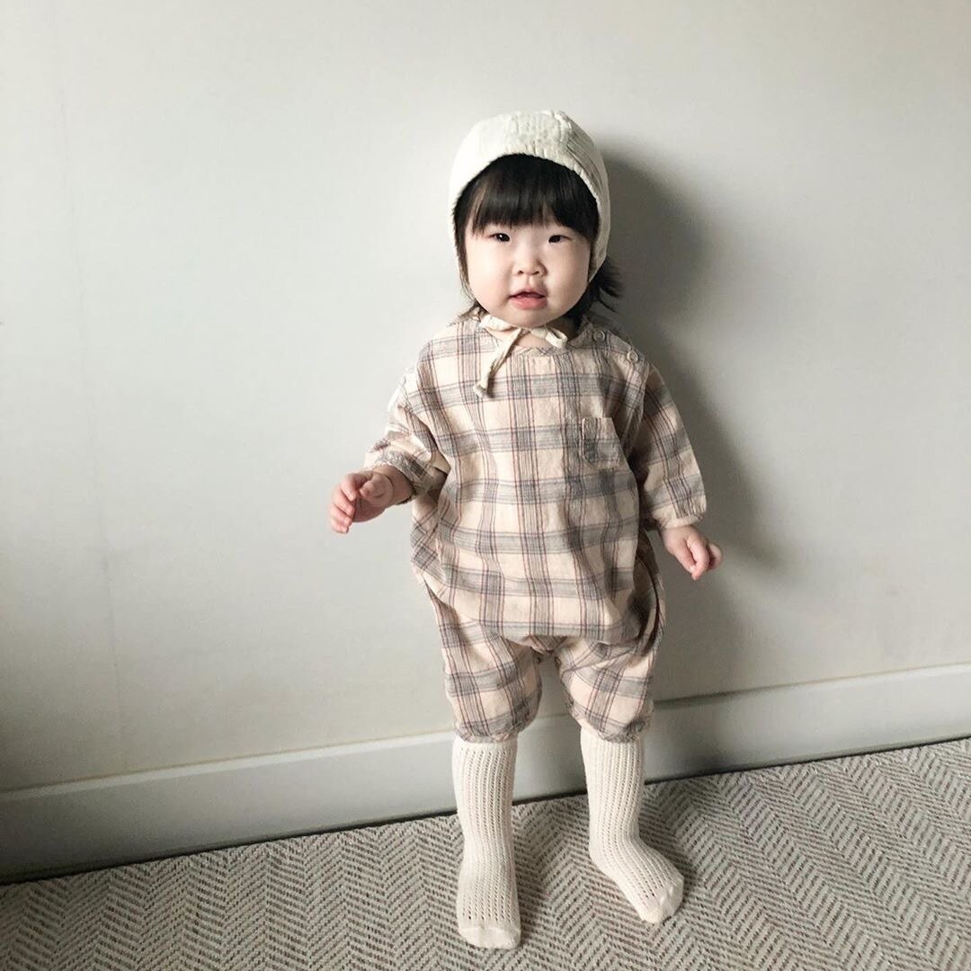 Lente Baby Romper Jongens Plaid Jumpsuits Zoete Meisjes Romper Baby Outfit Baby Kleding