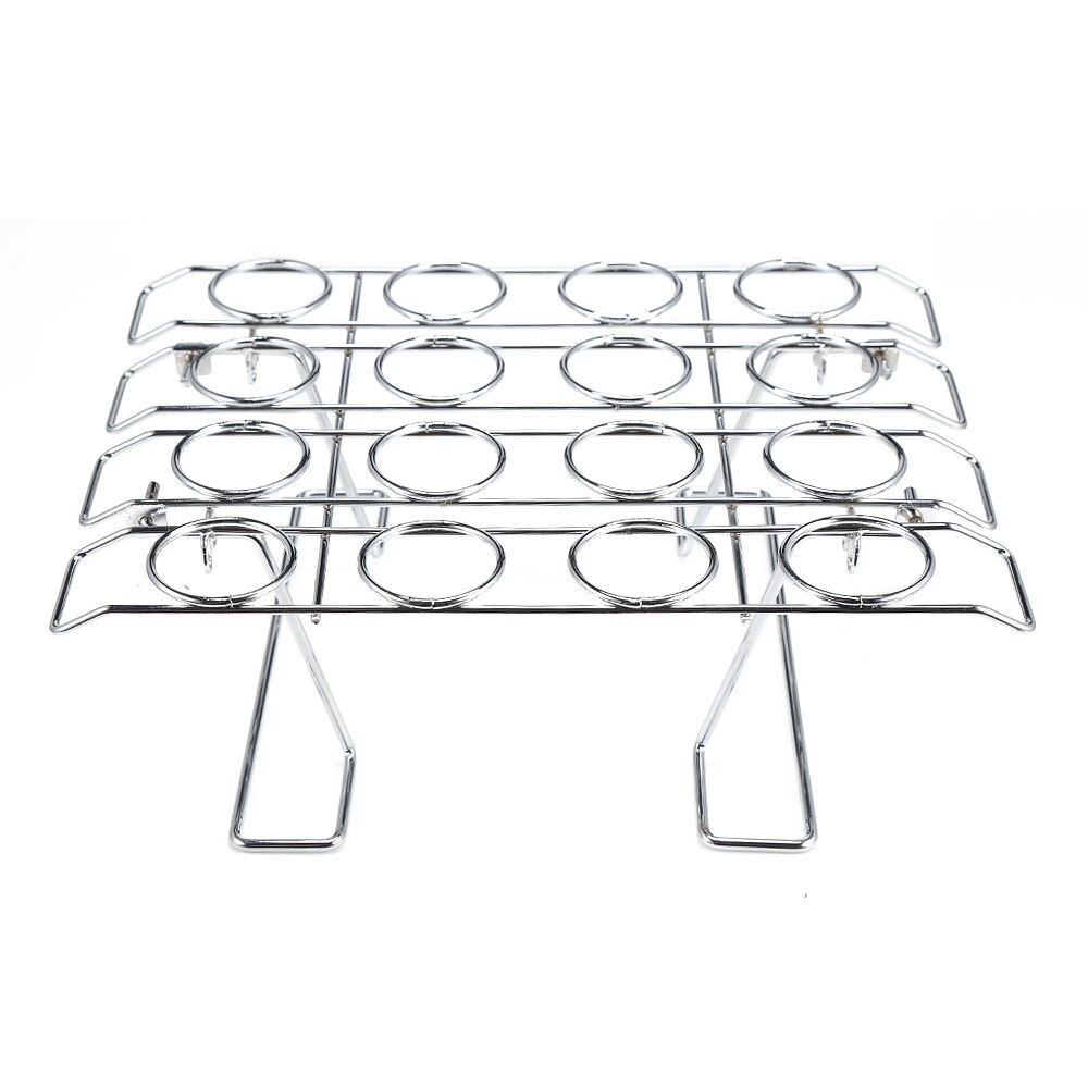 16 Holes Cupcake Cone Baking Rack DIY Cooling Rack Ice Cream Cone Holder Stainless Steel Ice Cream Cone Rack Baking Cake Cone: Default Title