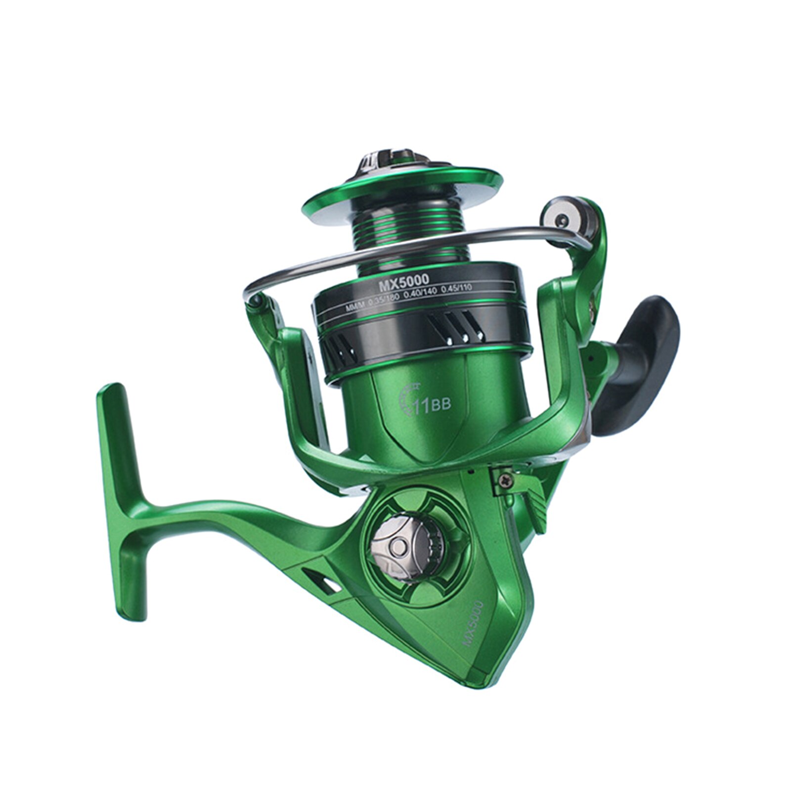 Newest Green Spinning Fishing Reel, 5.2:1/ 4.7:1 High Speed Fishing Reel Lightweight Smooth Fishing Accessory
