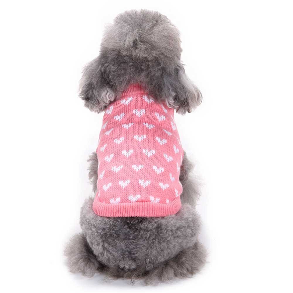 Camisola de gola alta para animais de estimação vento quente doce estilo retro cores sólida moda quente cachorro cachorro camisolas roupas gato dropship #01