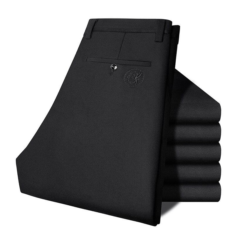 Brand Men Dress Pants Formal Pants Slim Fit Suit Pants Business Casual Wedding Men Black Mens Dress Trousers perfume masculino