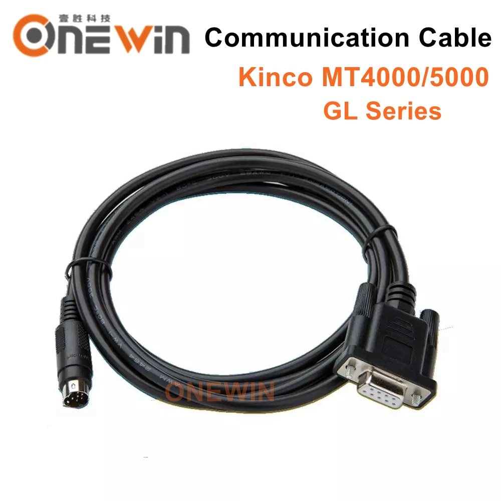 Kinco  mt4000/5000 gl serie hmi berøringsskærm tilslut plc program kabel kommunikation mellem plc og hmi