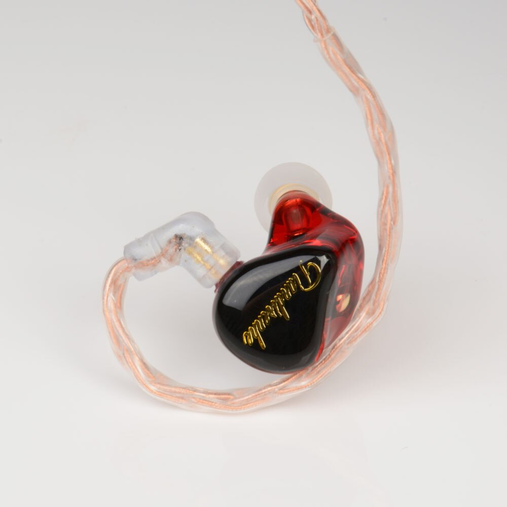 avec Tuning bouche HIFI écouteurs IEM 0.78 résine écouteurs dynamique casque DJ scène Sports monocristallin cuivre mise à niveau câble