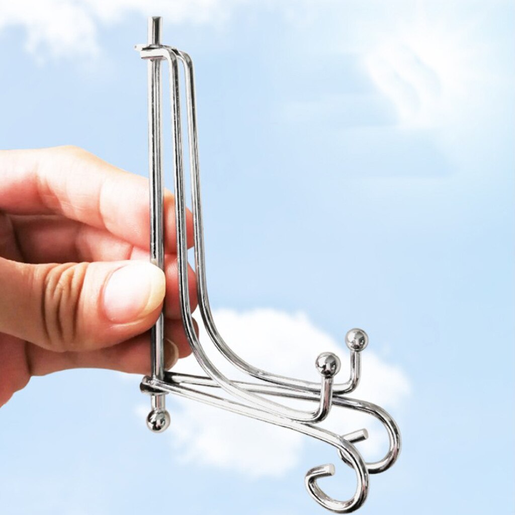 Iron Wire Art Display Stand Easel Plate/Books/Painting/Photo/Prize Display Pick, Art Display Stands