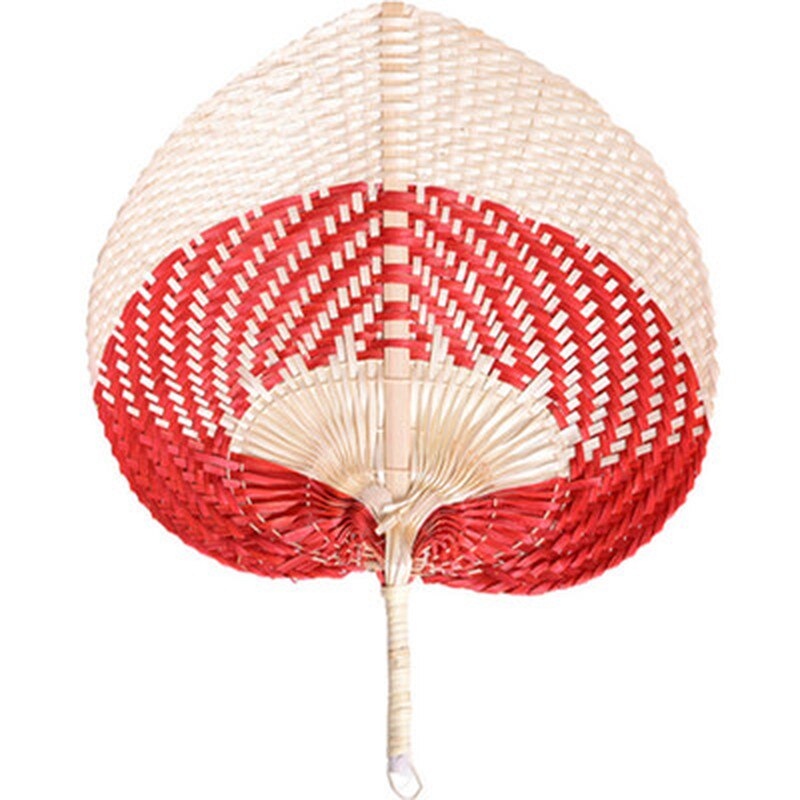 Chinese Stijl Handgemaakte Stro Fan Hand Geweven Palmblad Hand Fan Zomer Cooling Muggenmelk Hand Fans