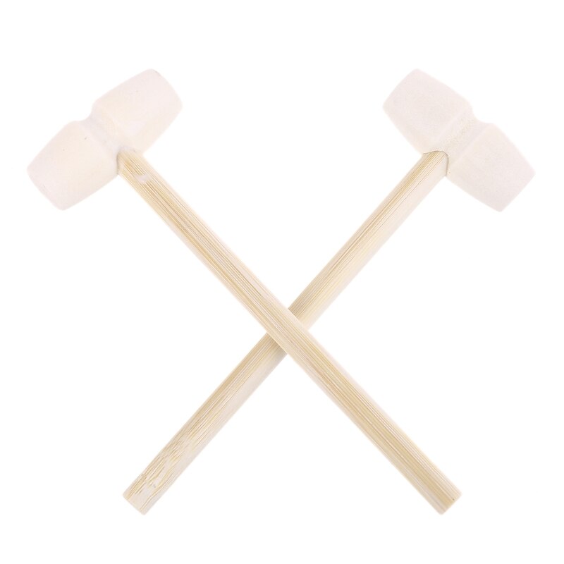 10 Stck Holz Hämmer Spielzeug für Schokolade Zerbrechliche Herz Mini Hammer Hammer für Schokolade Zerschlagen-in der lage Herz Glatte Oberfläche