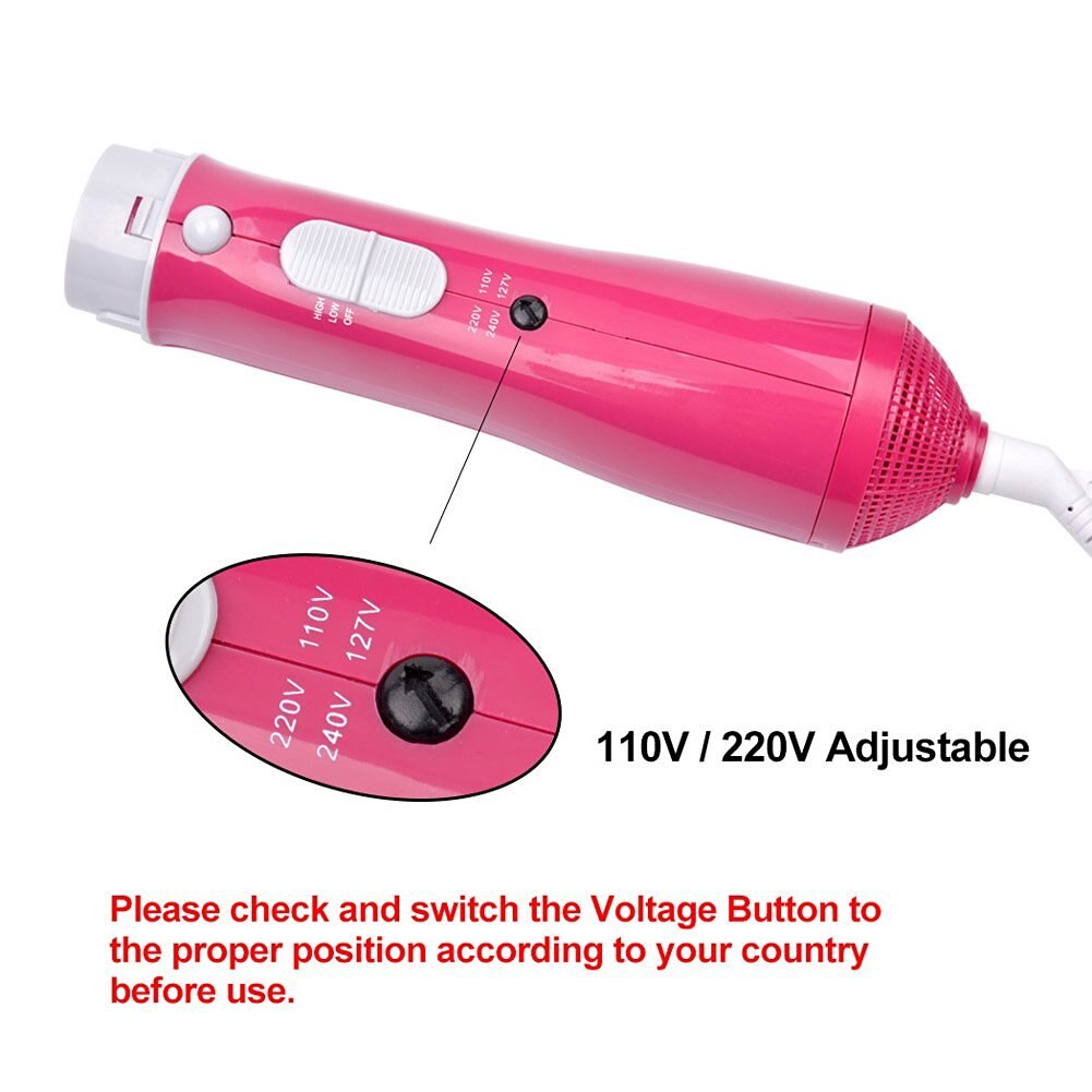 10 in 1 One-Step Hair Dryer Electric&Volumizer Air Brush Straight Hair/Curls Multifunctional Styling Tool Sticks Dryer Set